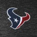 Houston Texans Men's Antigua Heathered Black Action Chenille Pullover Hoodie