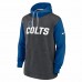 Indianapolis Colts Men's Nike Heathered Charcoal/Royal Surrey Legacy Pullover Hoodie