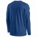 Indianapolis Colts Men's Nike Royal Sideline Lockup Performance Long Sleeve T-Shirt