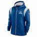 Indianapolis Colts Men's Nike Royal Performance Sideline Lockup Full-Zip Hoodie