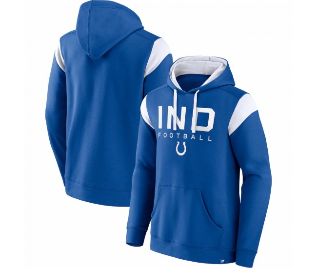 Indianapolis Colts Men's Fanatics Branded Royal Call The Shot Pullover Hoodie