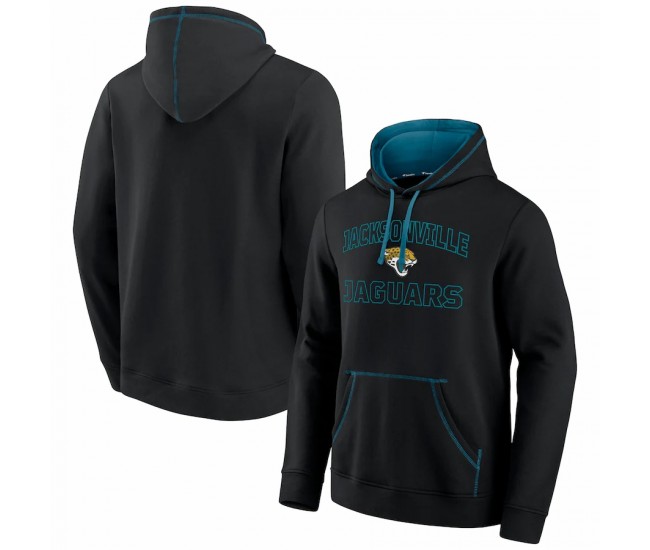 Jacksonville Jaguars Men's Fanatics Branded Black Tiebreaker Pullover Hoodie