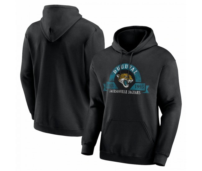 Jacksonville Jaguars Men's Black Utility Pullover Hoodie