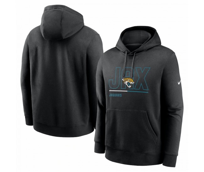 Jacksonville Jaguars Men's Nike Black City Code Club Fleece Pullover Hoodie