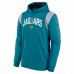 Jacksonville Jaguars Men's Nike Teal Sideline Athletic Stack Performance Pullover Hoodie