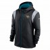 Jacksonville Jaguars Men's Nike Black Performance Sideline Lockup Full-Zip Hoodie