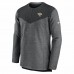 Jacksonville Jaguars Men's Nike Charcoal Sideline Lockup Performance Quarter-Zip Top