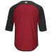 Arizona Diamondbacks Men's Majestic Black/Sedona Red Authentic Collection On-Field 3/4-Sleeve Batting Practice Jersey