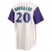 Arizona Diamondbacks Luis Gonzalez Men's Nike Cream/Purple Alternate Cooperstown Collection Player Jersey