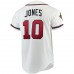 Atlanta Braves Chipper Jones Men's Mitchell & Ness White Authentic Jersey