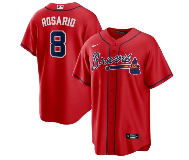 Atlanta Braves Eddie Rosario Men's Nike Red Alternate Replica Player Jersey