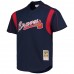 Atlanta Braves Greg Maddux Men's Mitchell & Ness Navy Cooperstown Collection Batting Practice Jersey