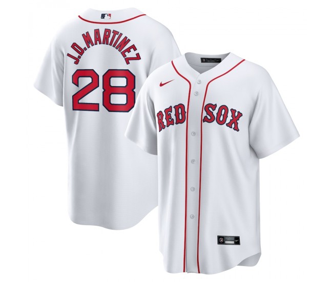 Boston Red Sox J.D. Martinez Men's Nike White Home Replica Player Name Jersey