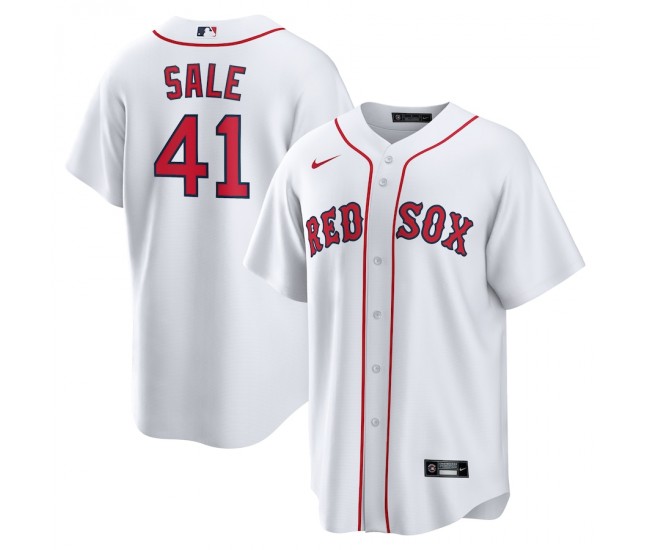 Boston Red Sox Chris Sale Men's Nike White Home Replica Player Name Jersey