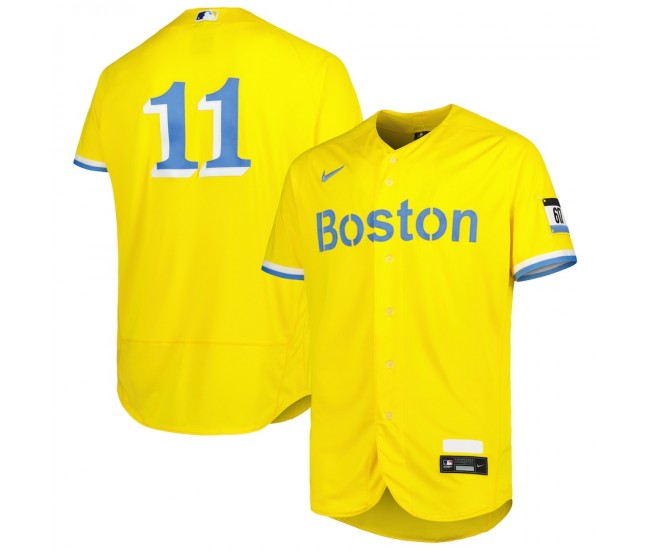 Boston Red Sox Rafael Devers Men's Nike Gold City Connect Authentic Player Jersey