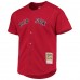 Boston Red Sox David Ortiz Men's Mitchell & Ness Red Cooperstown Collection Mesh Batting Practice Jersey