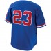 Chicago Cubs Ryne Sandberg Men's Mitchell & Ness Royal Cooperstown Collection Mesh Batting Practice Button-Up Jersey