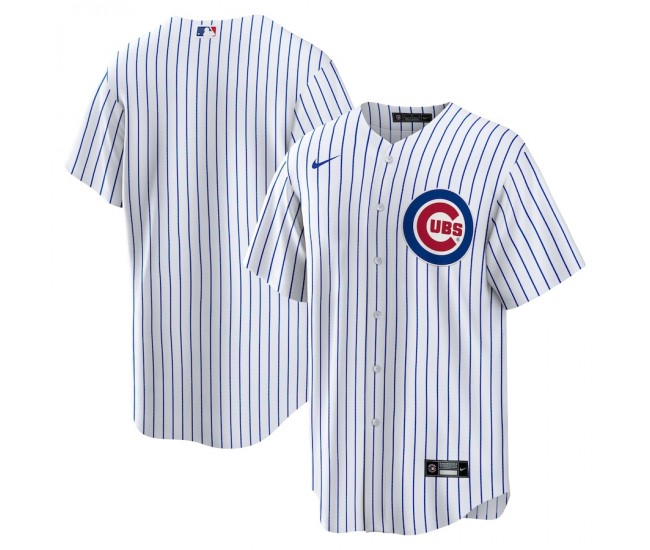 Chicago Cubs Men's Nike White Home Replica Team Jersey