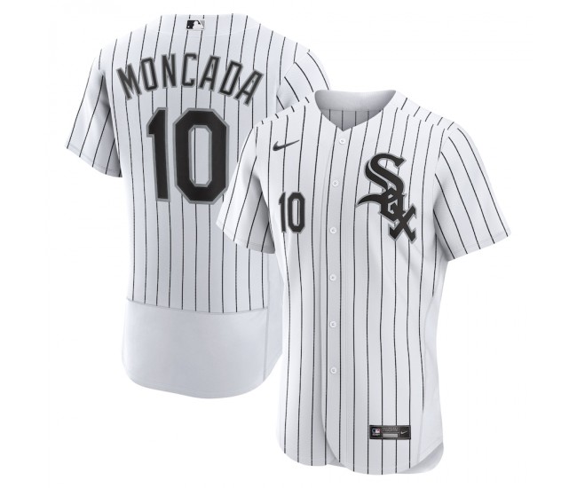 Chicago White Sox Yoan Moncada Men's Nike White Home Authentic Player Jersey