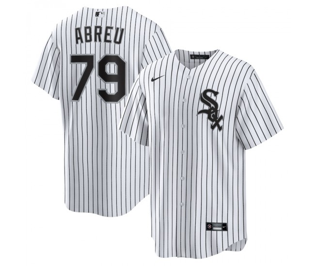 Chicago White Sox Jose Abreu Men's Nike White Home Replica Player Jersey