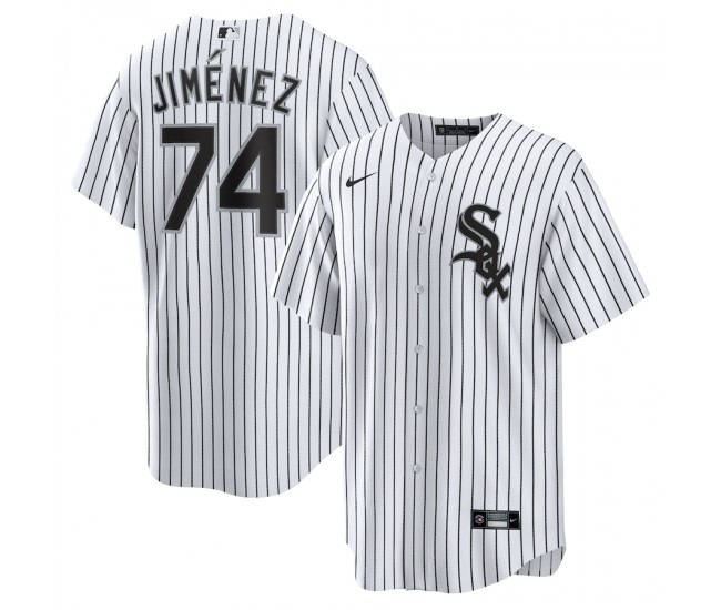 Chicago White Sox Eloy Jimenez Men's Nike White Home Replica Player Name Jersey