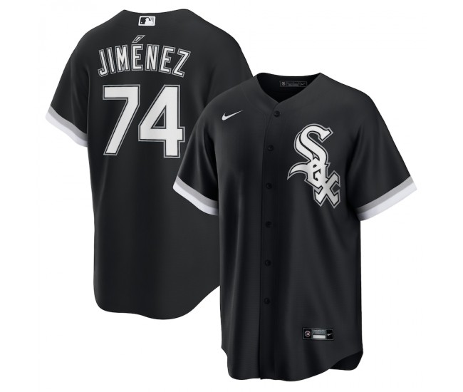 Chicago White Sox Eloy Jimenez Men's Nike Black Alternate Replica Player Name Jersey