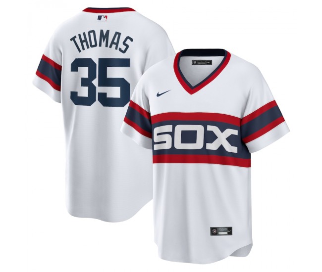 Chicago White Sox Frank Thomas Men's Nike White Home Cooperstown Collection Player Jersey