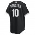 Chicago White Sox Yoan Moncada Men's Nike Black Alternate Replica Player Name Jersey