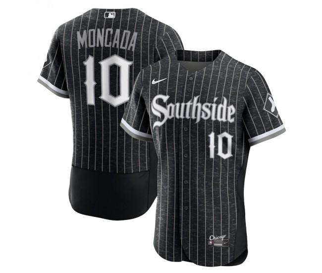 Chicago White Sox Yoan Moncada Men's Nike Black City Connect Authentic Player Jersey