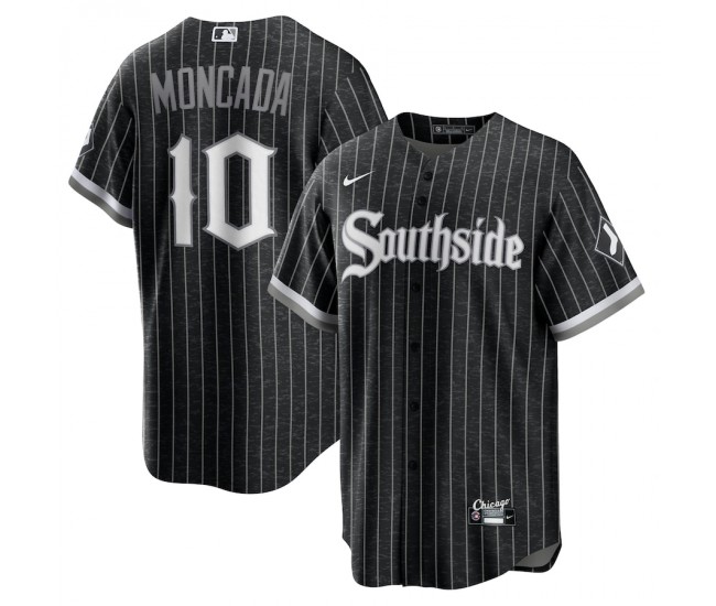 Chicago White Sox Yoan Moncada Men's Nike Black 2021 City Connect Replica Player Jersey