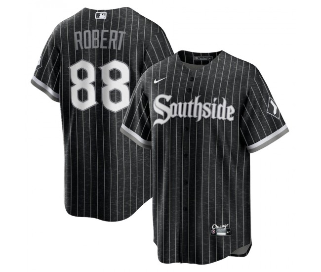 Chicago White Sox Luis Robert Men's Nike Black 2021 City Connect Replica Player Jersey