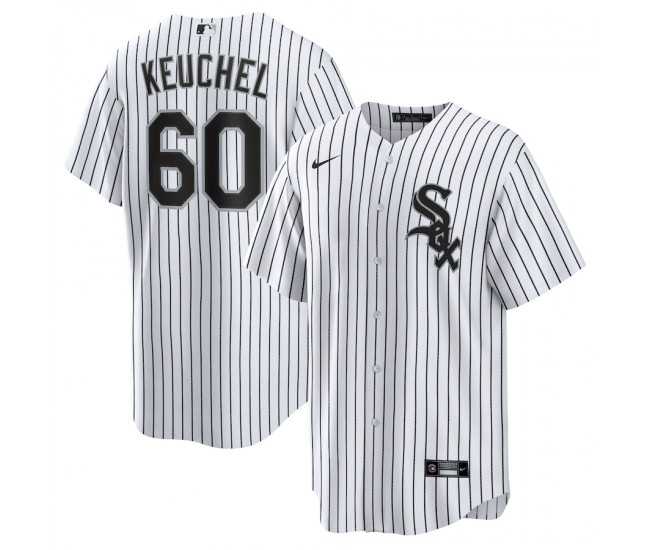 Chicago White Sox Dallas Keuchel Men's Nike White/Black Home Replica Player Jersey