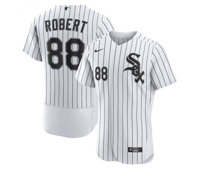 Chicago White Sox Luis Robert Men's Nike White/Black Home Authentic Player Jersey