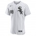 Chicago White Sox Luis Robert Men's Nike White/Black Home Authentic Player Jersey