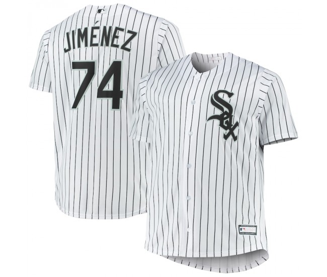 Men's Chicago White Sox Eloy Jimenez White Big & Tall Replica Player Jersey