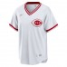 Cincinnati Reds Barry Larkin Men's Nike White Home Cooperstown Collection Player Jersey