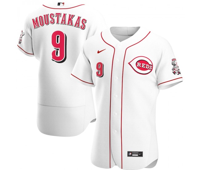 Cincinnati Reds Mike Moustakas Men's Nike White Home Authentic Player Jersey