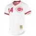 Cincinnati Reds Pete Rose Men's Mitchell & Ness White Cooperstown Collection Authentic Jersey