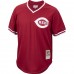 Cincinnati Reds Pete Rose Men's Mitchell & Ness Red Cooperstown Collection Mesh Batting Practice Jersey