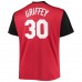 Men's Cincinnati Reds Ken Griffey Jr. Red/Black Cooperstown Collection Replica Player Jersey