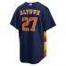 Houston Astros Jose Altuve Men's Nike Navy Alternate Replica Player Name Jersey