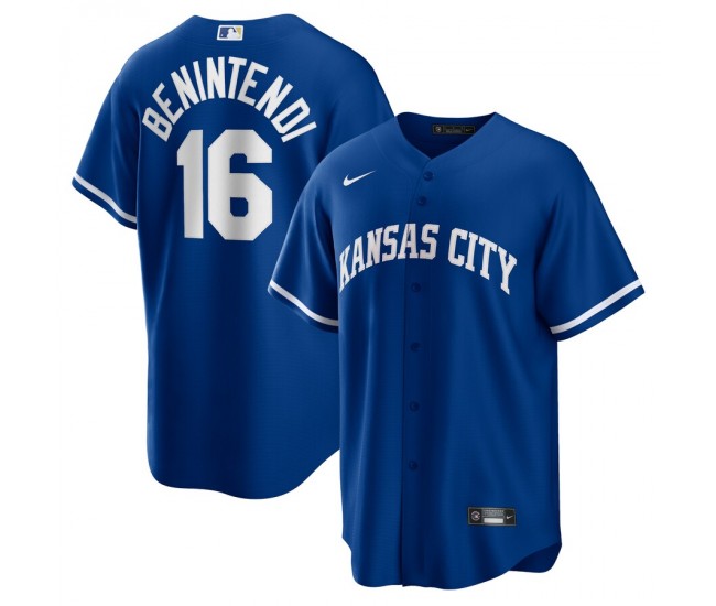 Kansas City Royals Andrew Benintendi Men's Nike Royal Alternate Replica Player Jersey