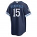 Kansas City Royals Whit Merrifield Men's Nike Navy 2022 City Connect Replica Player Jersey