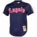 California Angels Reggie Jackson Men's Mitchell & Ness Navy Cooperstown Mesh Batting Practice Jersey