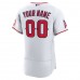 Los Angeles Angels Men's Nike White Home Authentic Custom Jersey