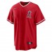 Los Angeles Angels Noah Syndergaard Men's Nike Red Alternate Replica Player Jersey