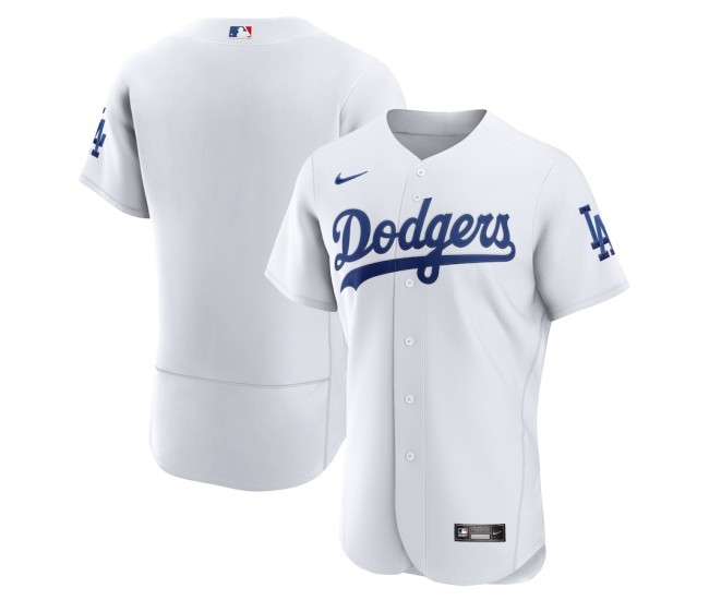 Los Angeles Dodgers Men's Nike White Home Authentic Team Jersey