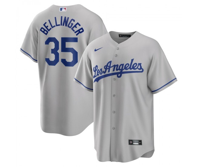 Los Angeles Dodgers Cody Bellinger Men's Nike Gray Road Replica Player Name Jersey