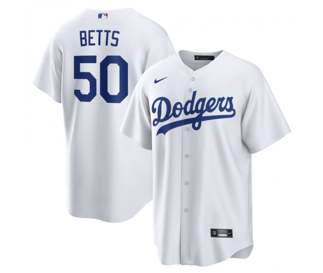 Los Angeles Dodgers Mookie Betts Men's Nike White Home Replica Player Name Jersey