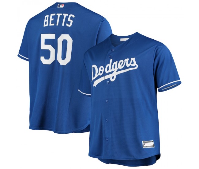 Men's Los Angeles Dodgers Mookie Betts Majestic Royal Big & Tall Replica Player Jersey